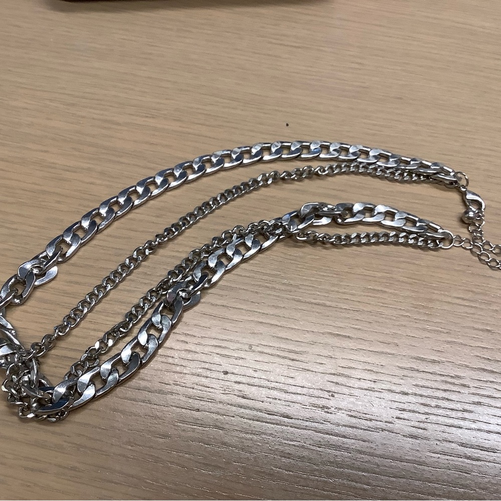 Cuban link stainless steel men's necklace
